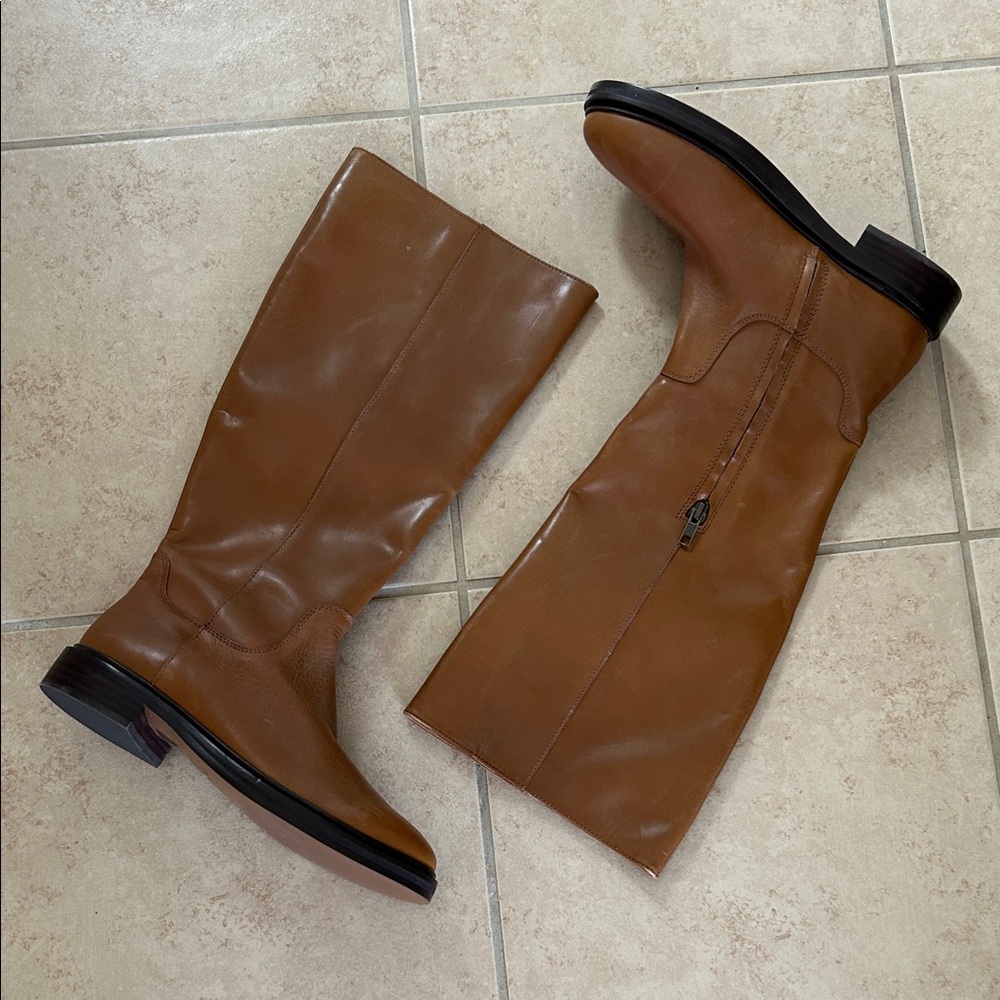 Madewell Drumgold Boot Extended Calf In Brown Women’s Boots Size 8